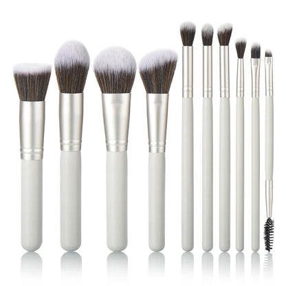YJ-Anyue Pro 10 Light Gray Cosmetic Brush Collection